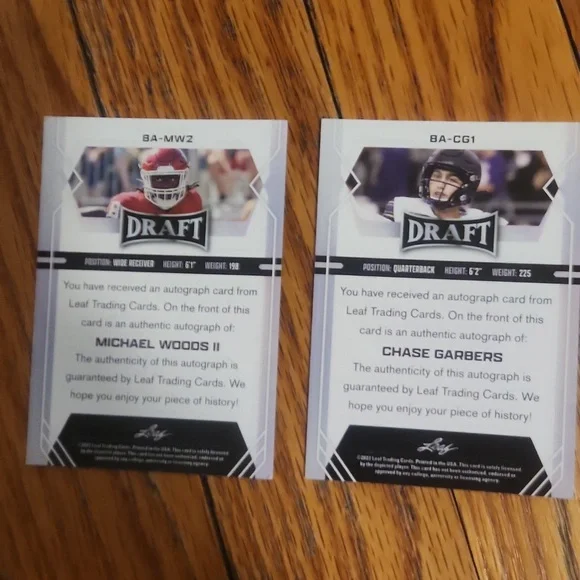 2 signed NFL trading cards from 2022 drafts - Picture 4 of 4